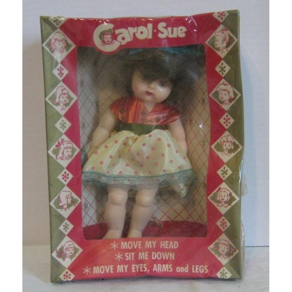 Carol Sue The Little Mother's Darling, Vintage Doll Eyes, Arms & Head Move 50s